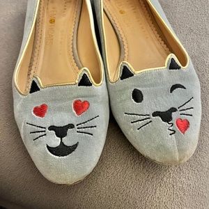 Charlotte Olympia Emoticats Flats